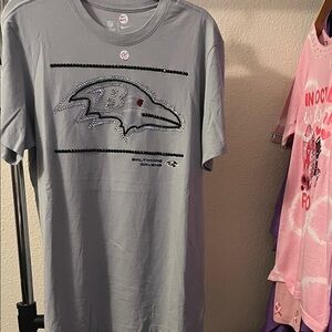 Baltimore Ravens Gray Short Sleeve Tee